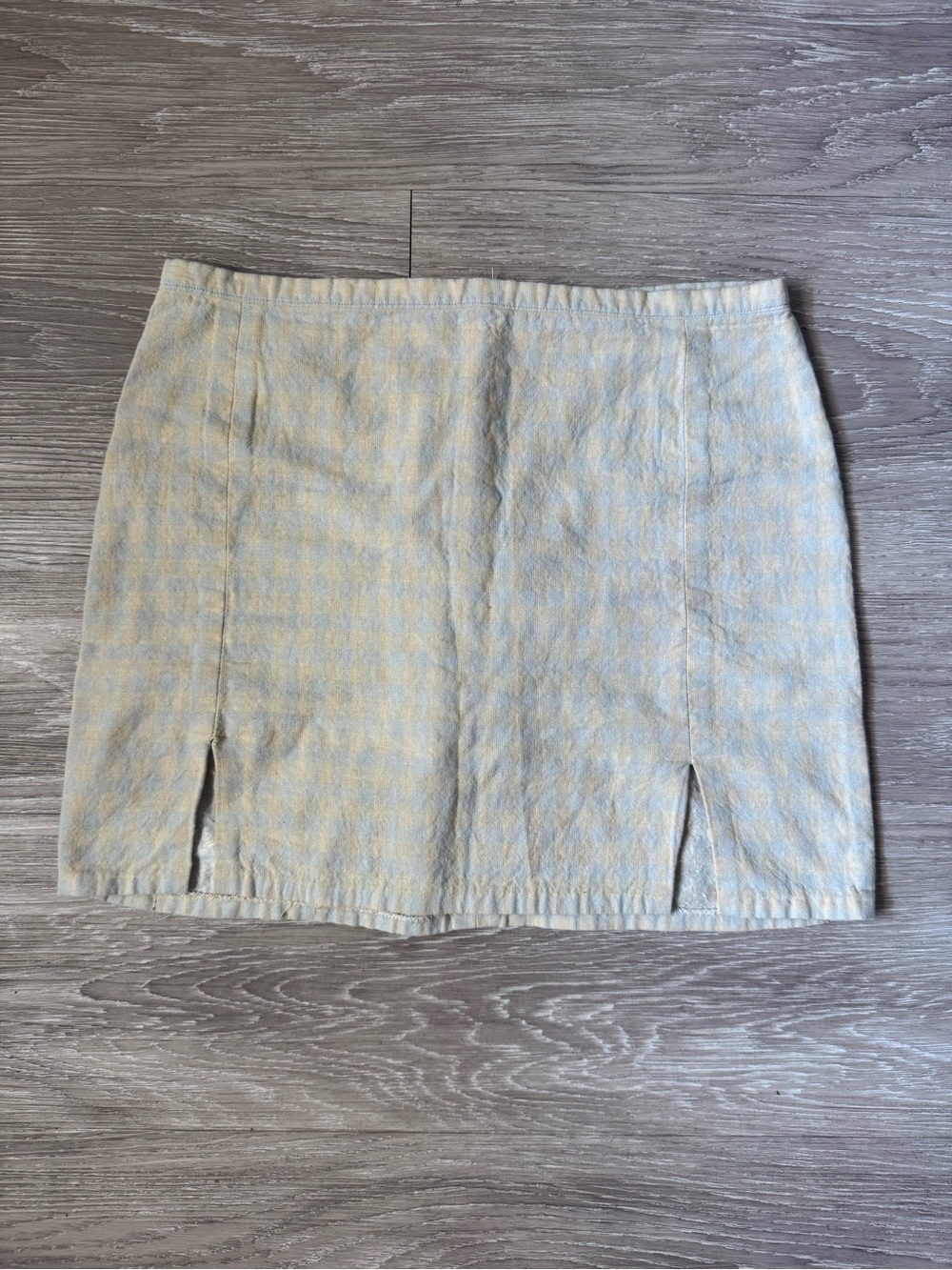 Handmade Pastel Plaid Mini Skirt